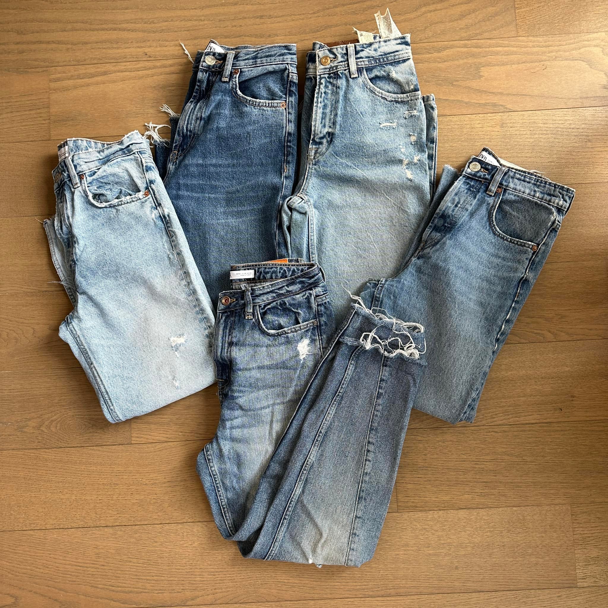 SOLD Zara Red Tank Top Small $12 SOLD Zara Marine Wide Leg Jeans 