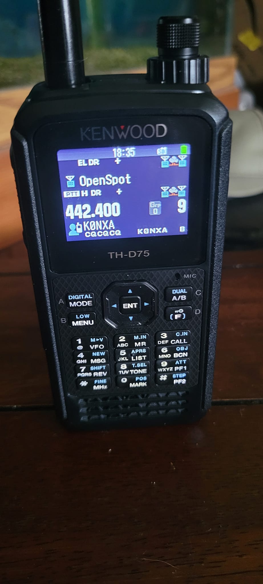Kenwood TH-F7 .. ** an little but BIG radio !!! 73 :-)
