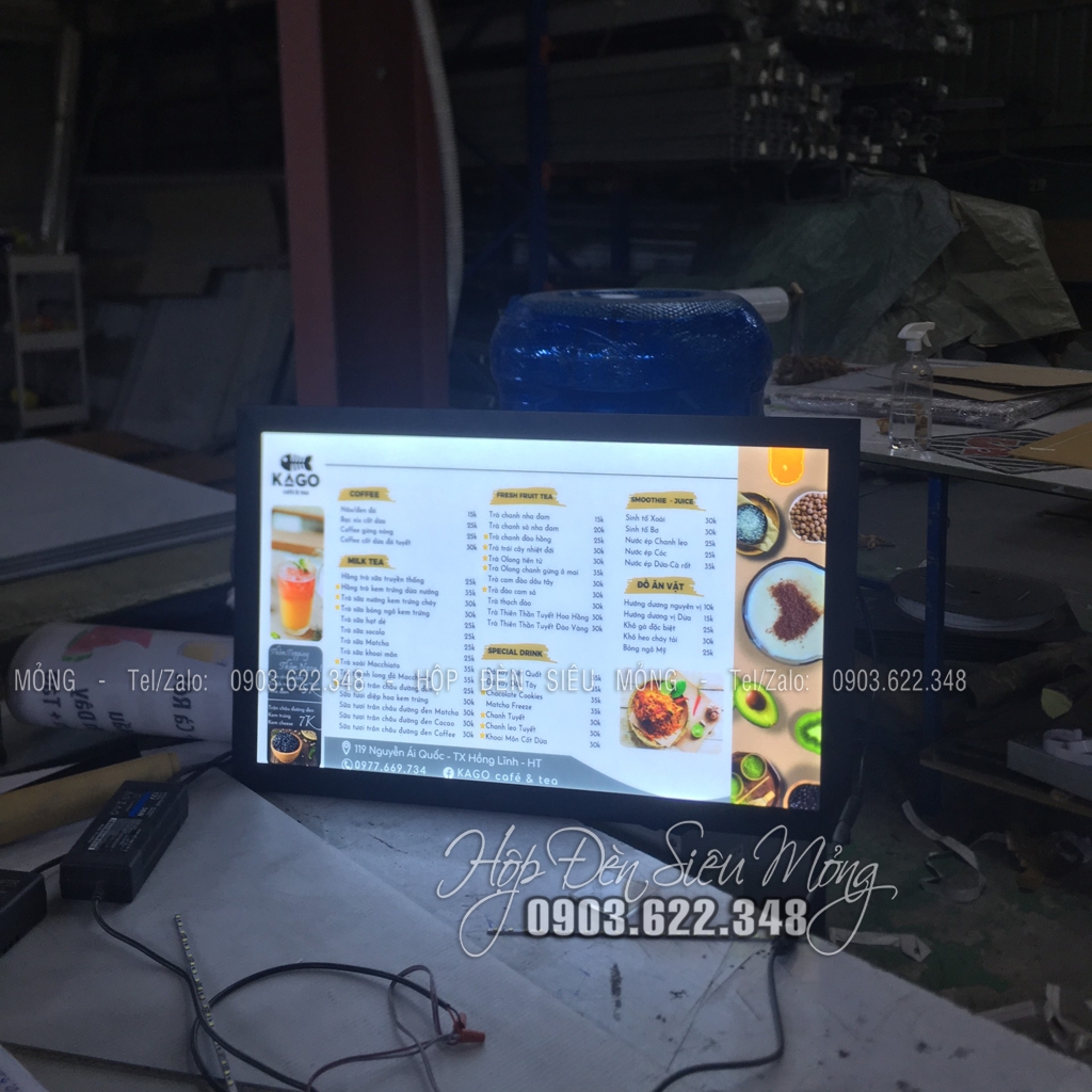 💢 Xuất xưởng... - HỘP ĐÈN LED SIÊU MỎNG - MENU LED Quảng Cáo | Facebook