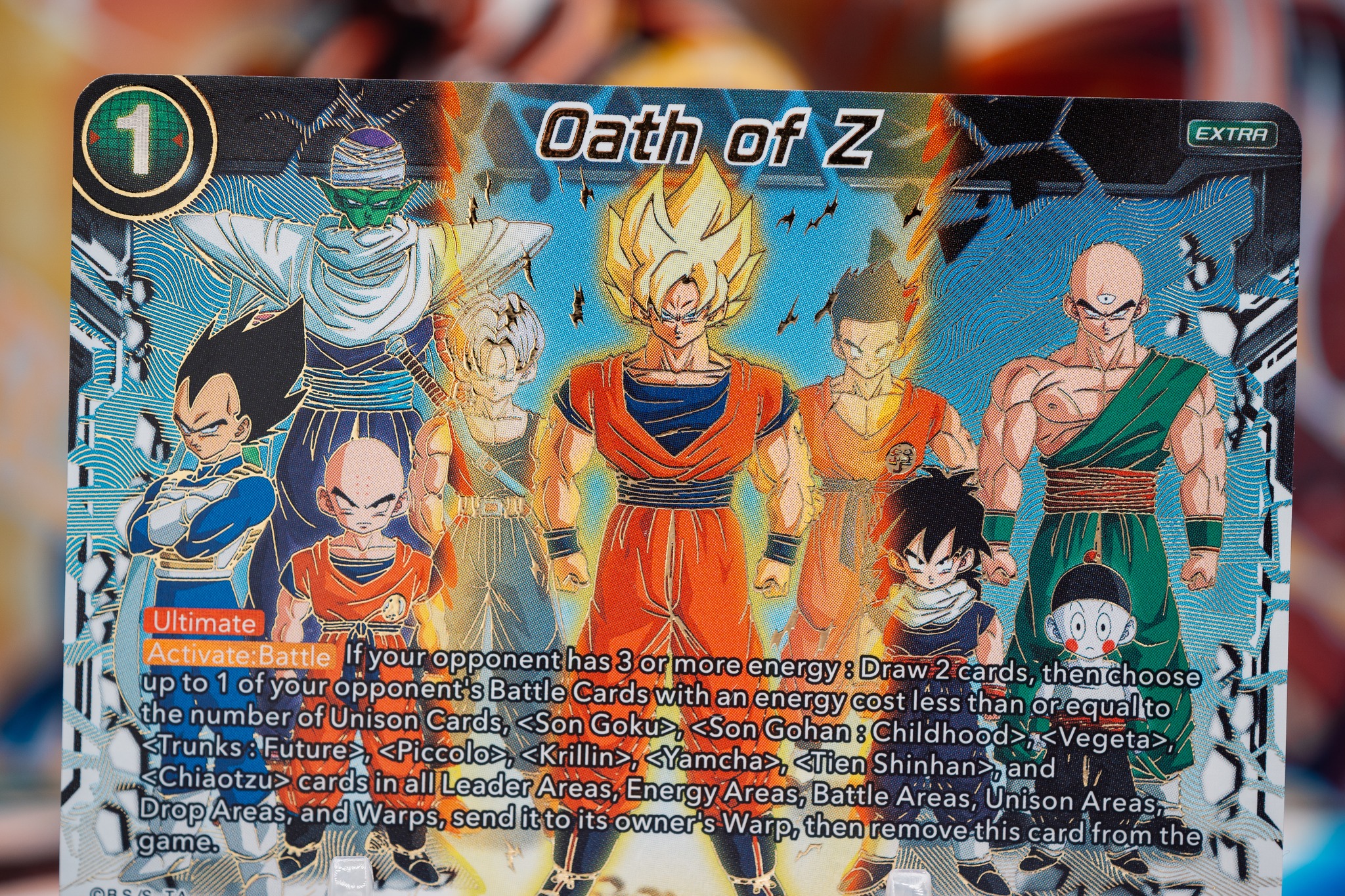 Today we're sharing an ultra high-def look at BT17-149 OATH OF Z