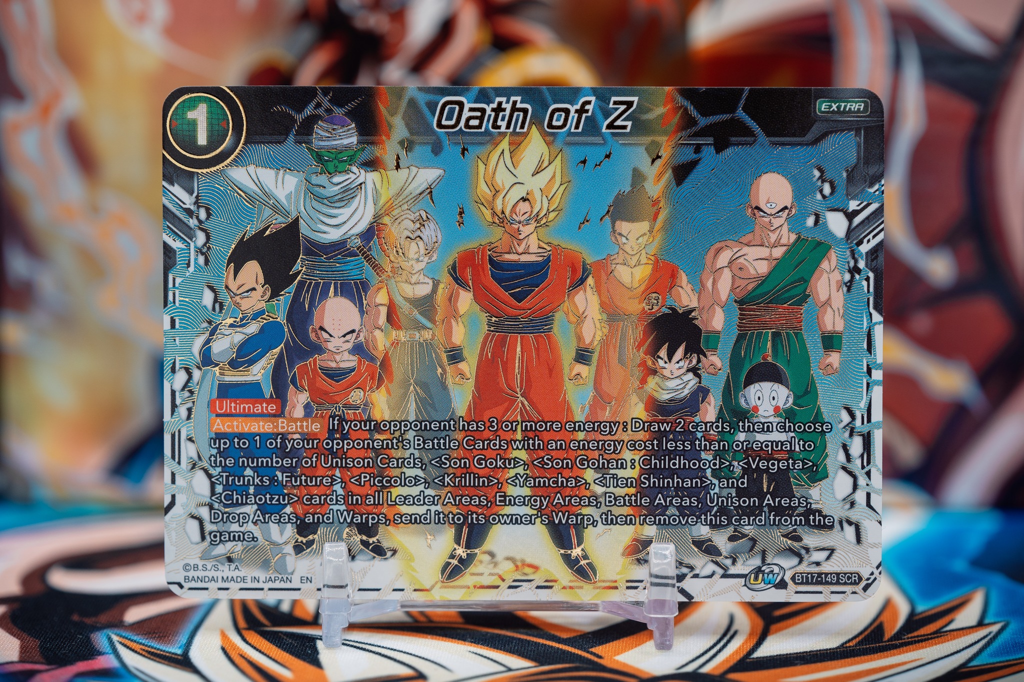 Today we're sharing an ultra high-def look at BT17-149 OATH OF Z