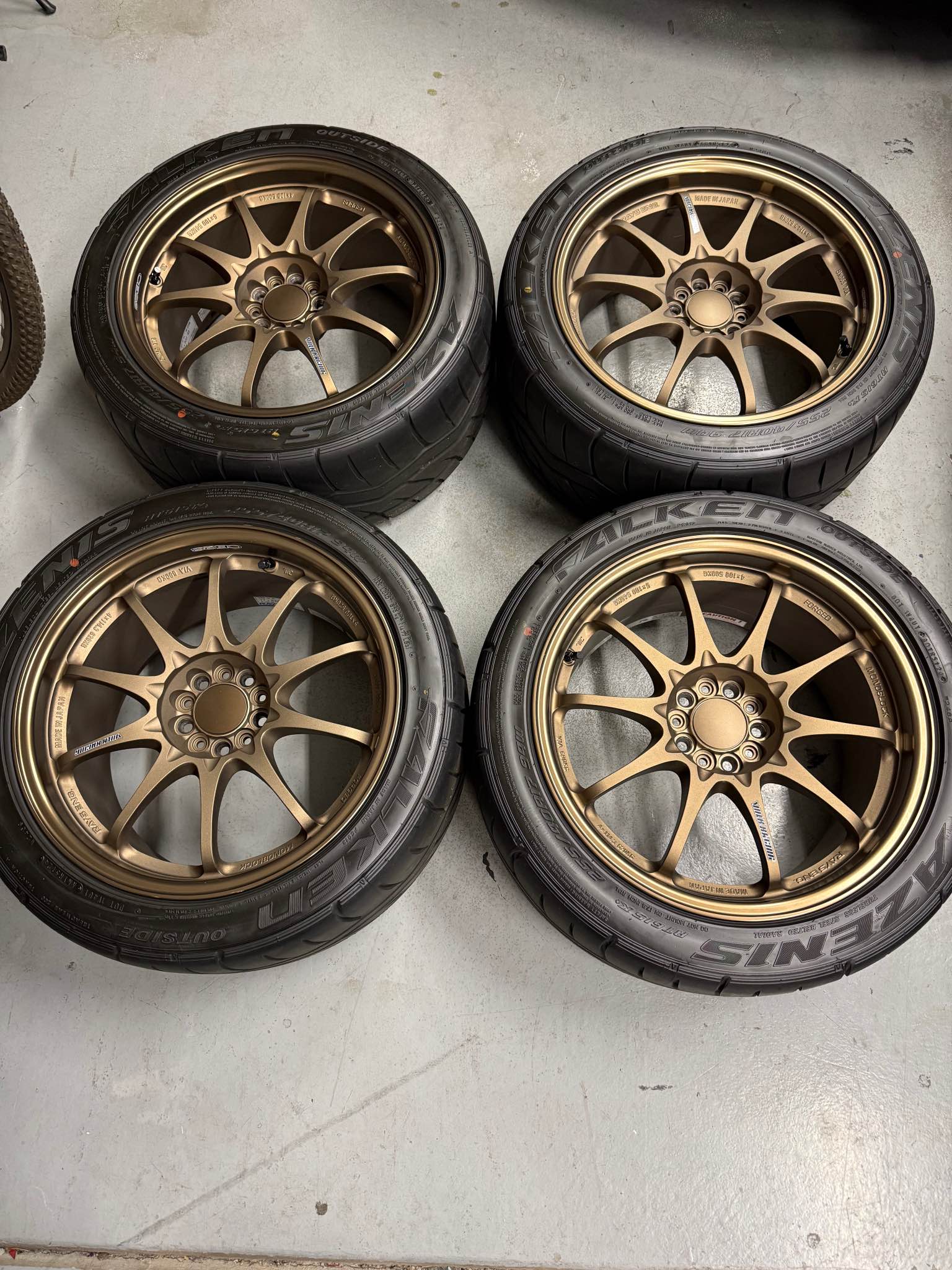 Selling a beautiful set of Volk CE28N in 5x100 17x9 43 offset 