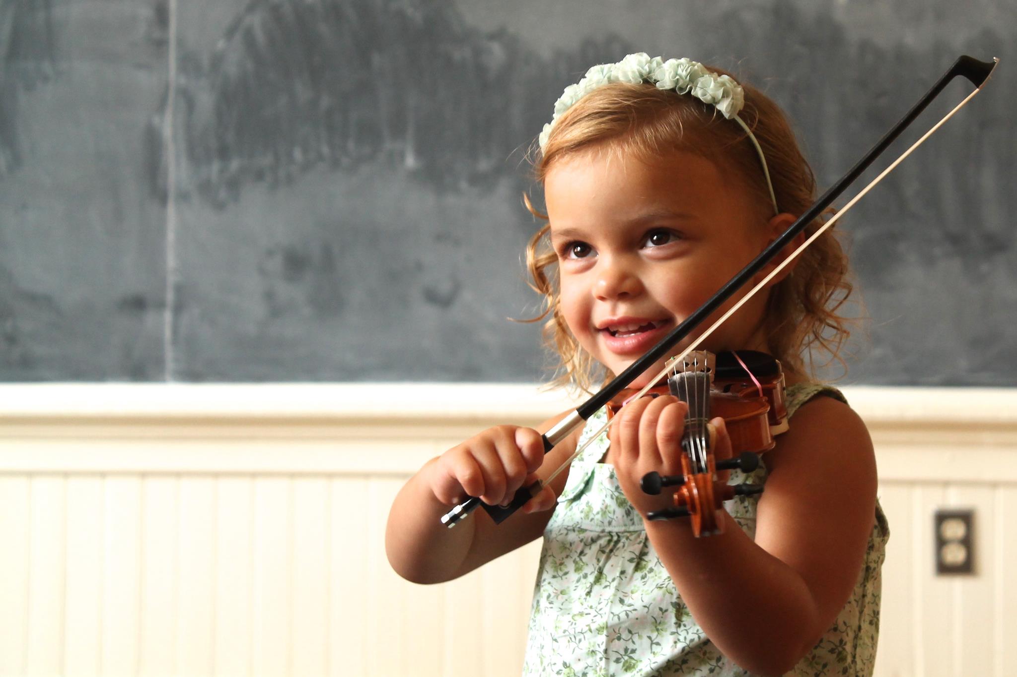 First group class of the year for our youngest — Young Strings and our ...
