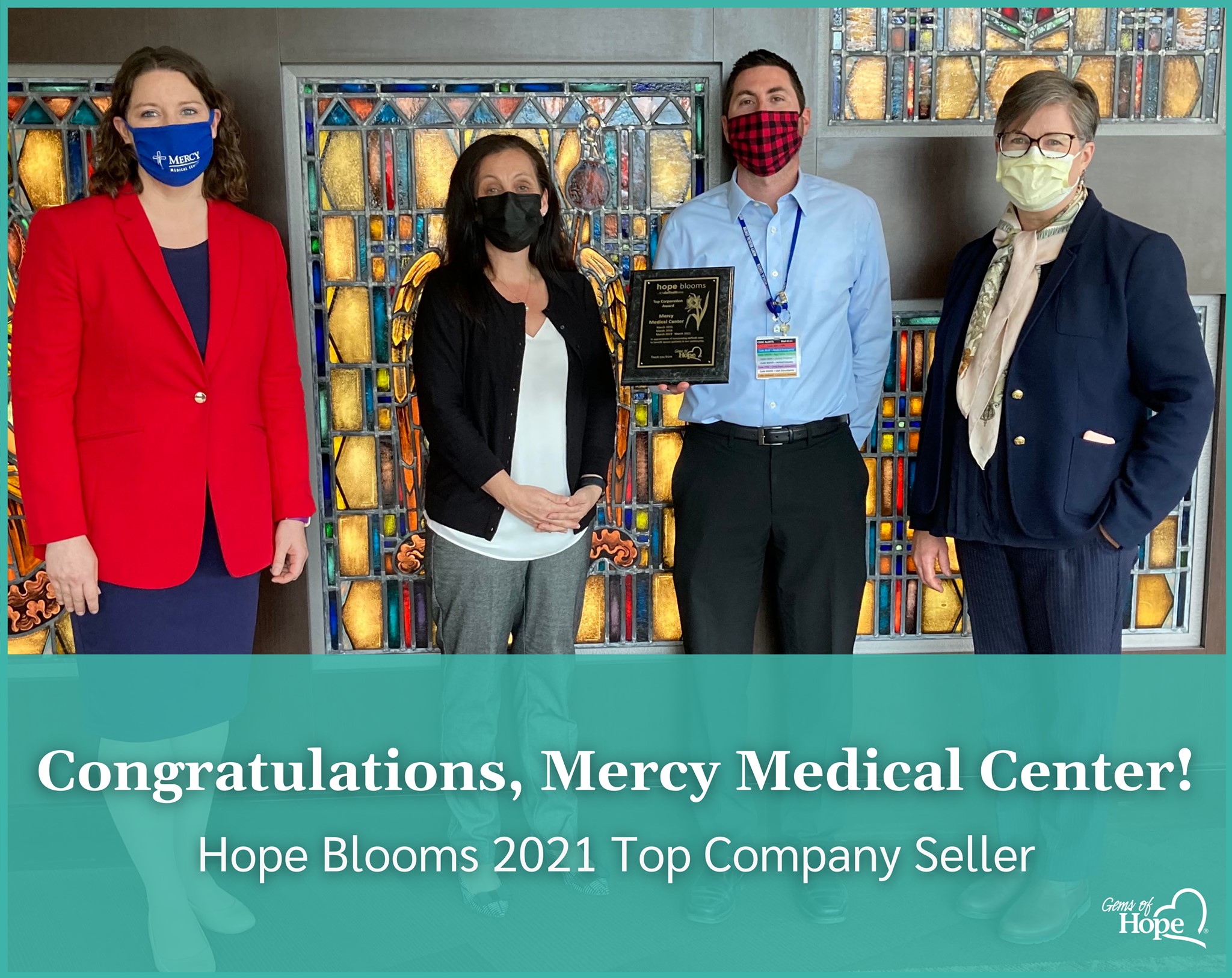 Gems of Hope - Congratulations to Mercy Medical Center on...