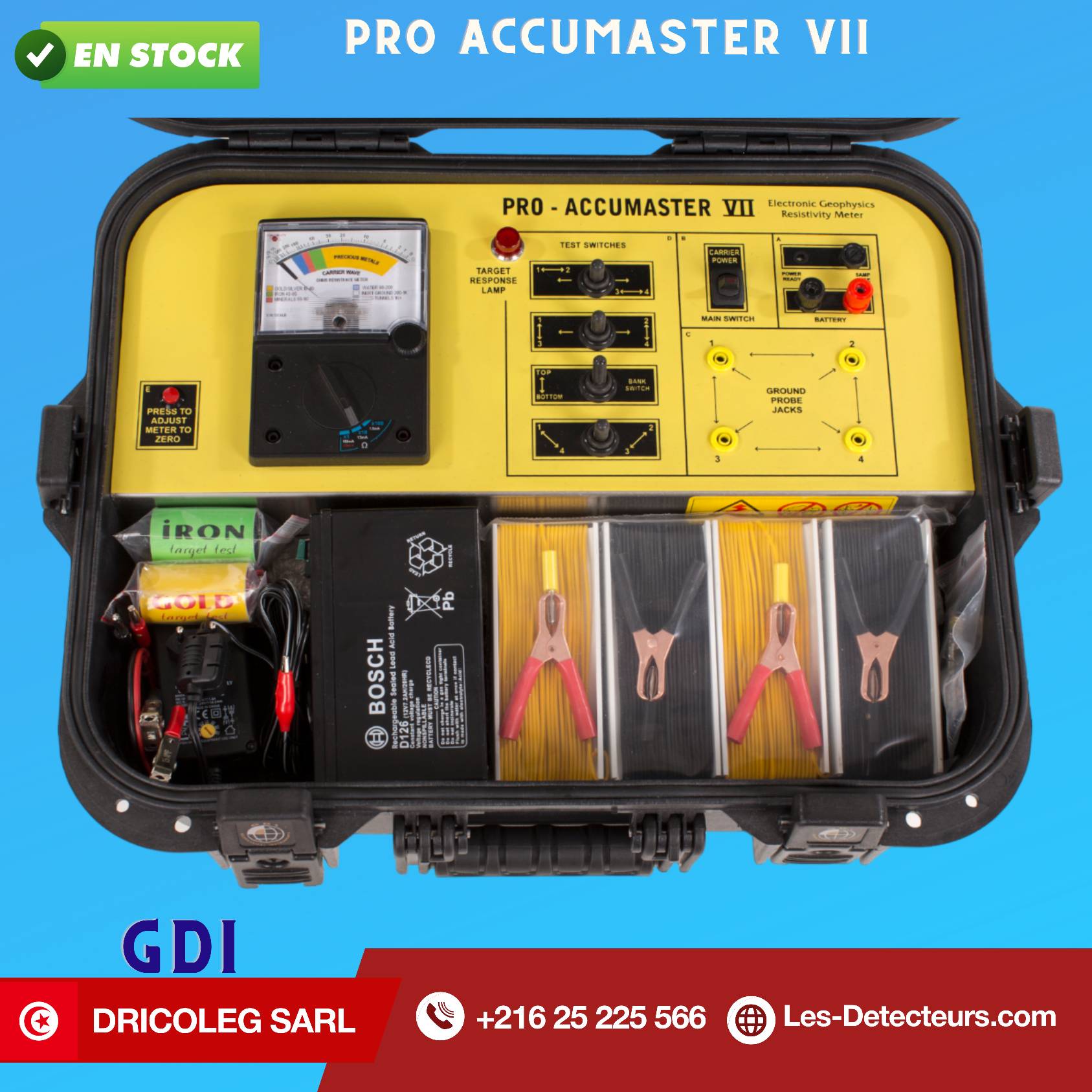 Tunisie - ️ Pro Accumaster VII ️ GDI Geophysical Instruments ️ Société ...