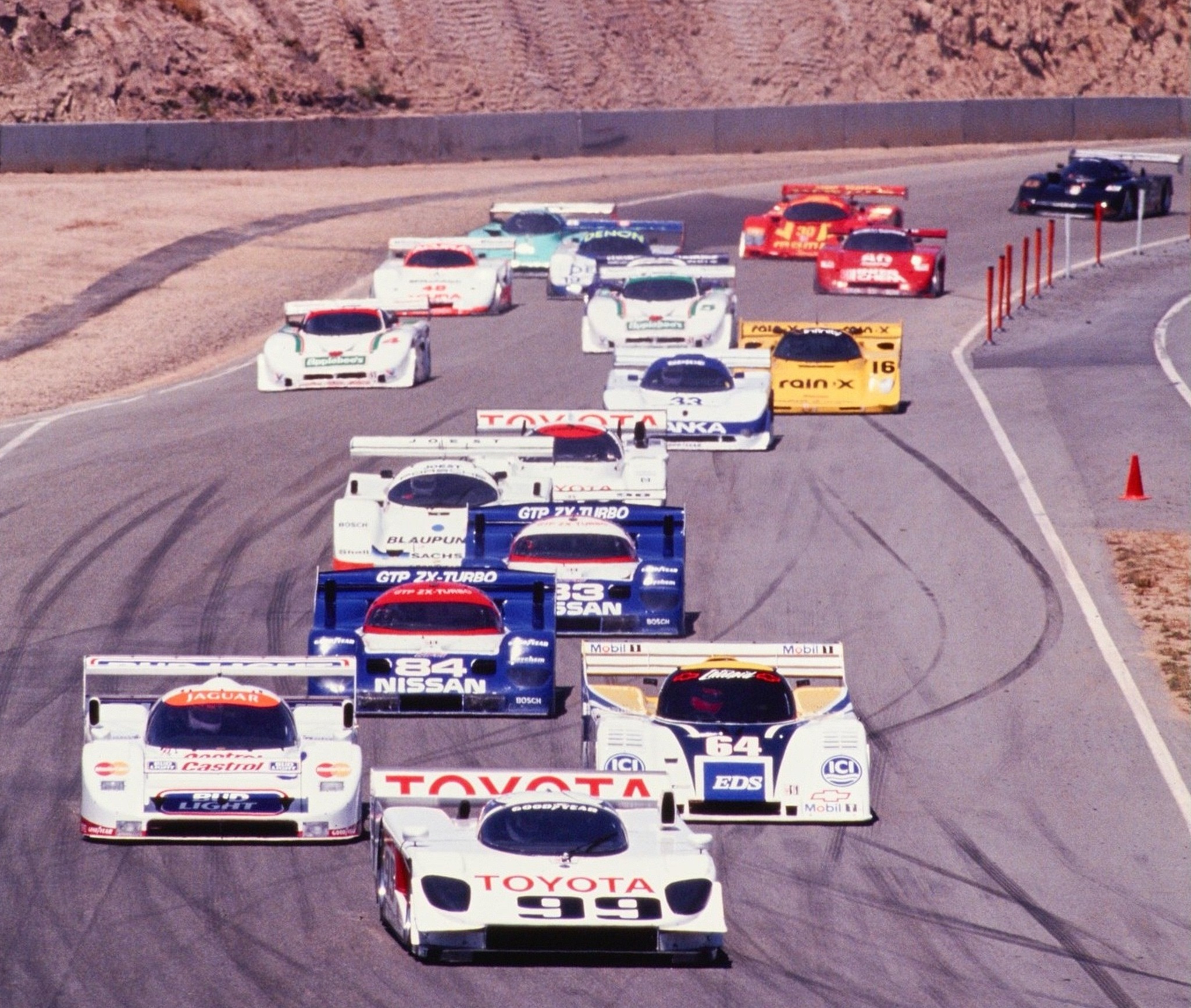 IMSA ,Laguna Seca 300 km. in 1991 ! মસু A5 6 rain GTP ZYTURBO