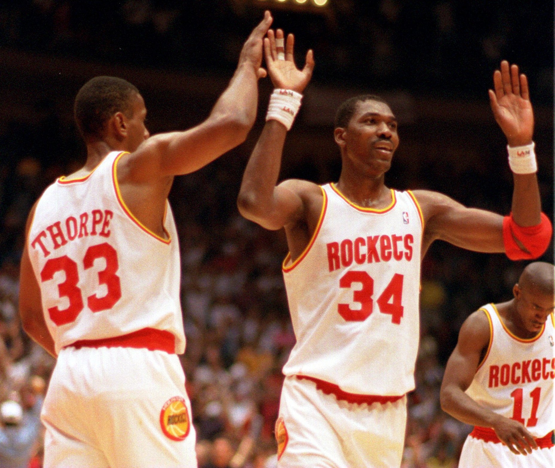 NBA championships: Hakeem Olajuwon leads back-to-back wins