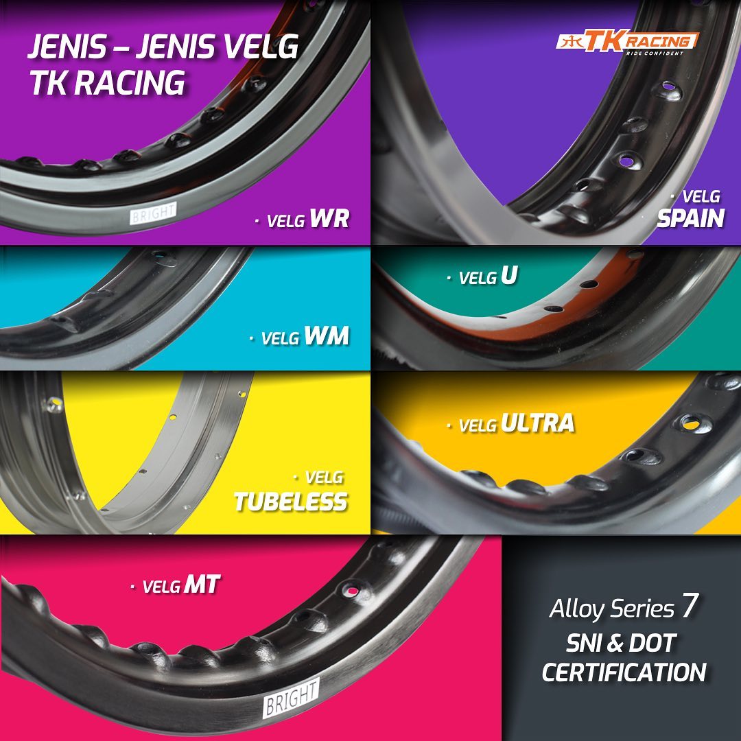 TK Racing ID - Banyak pilihan model Velg TK Racing, hayoo...