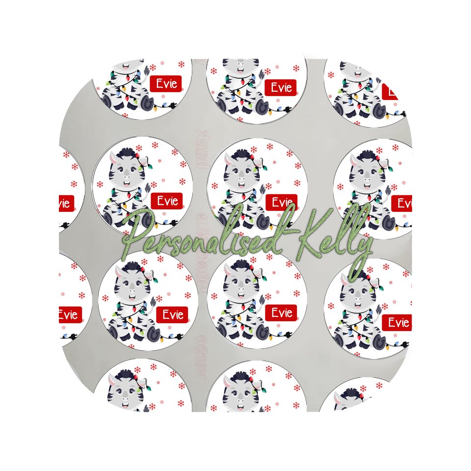 How cute are these sticker designs... - Personalised - Kelly