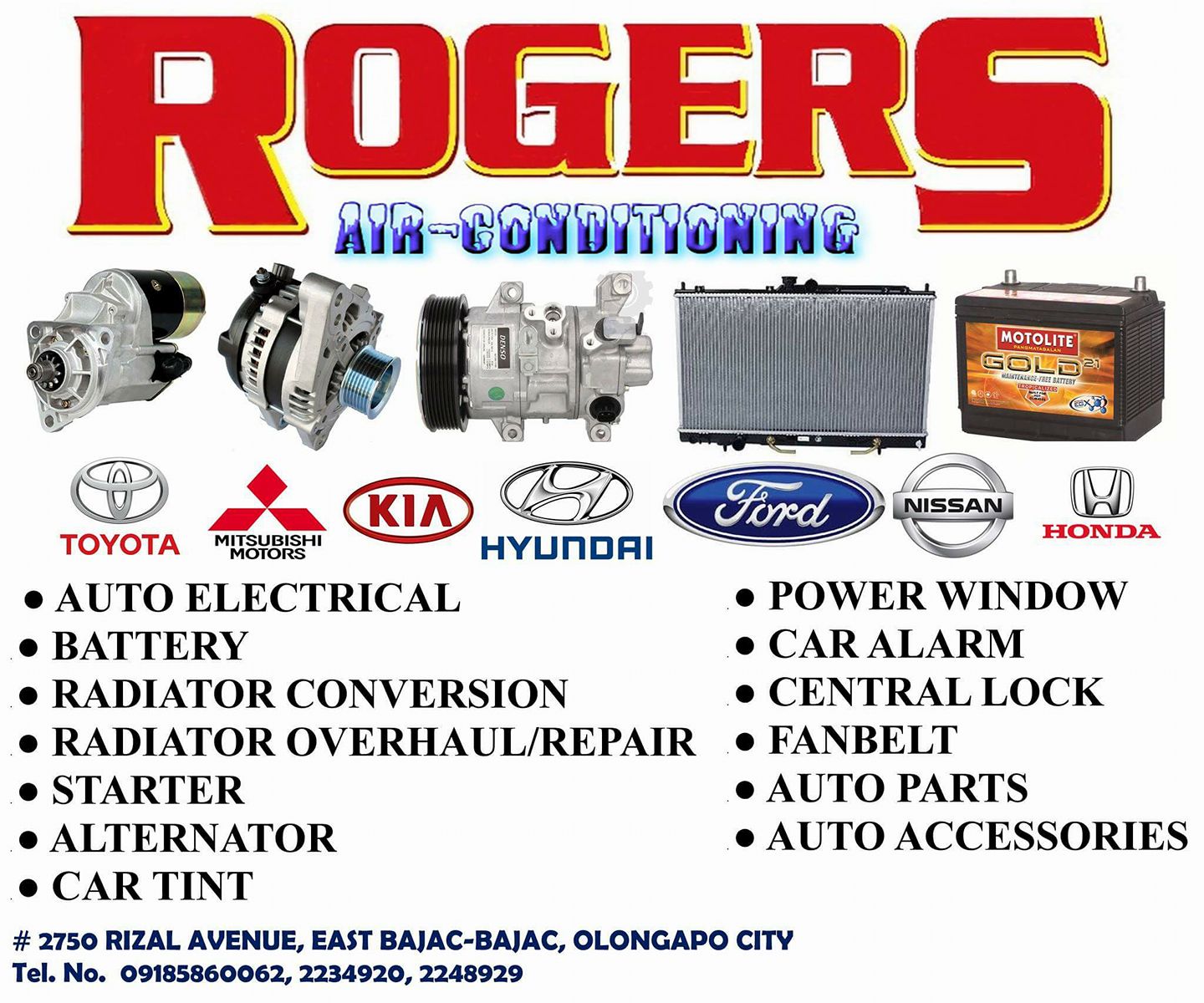 Roger's R.M.R Auto Parts and Accessories Shop | Olongapo