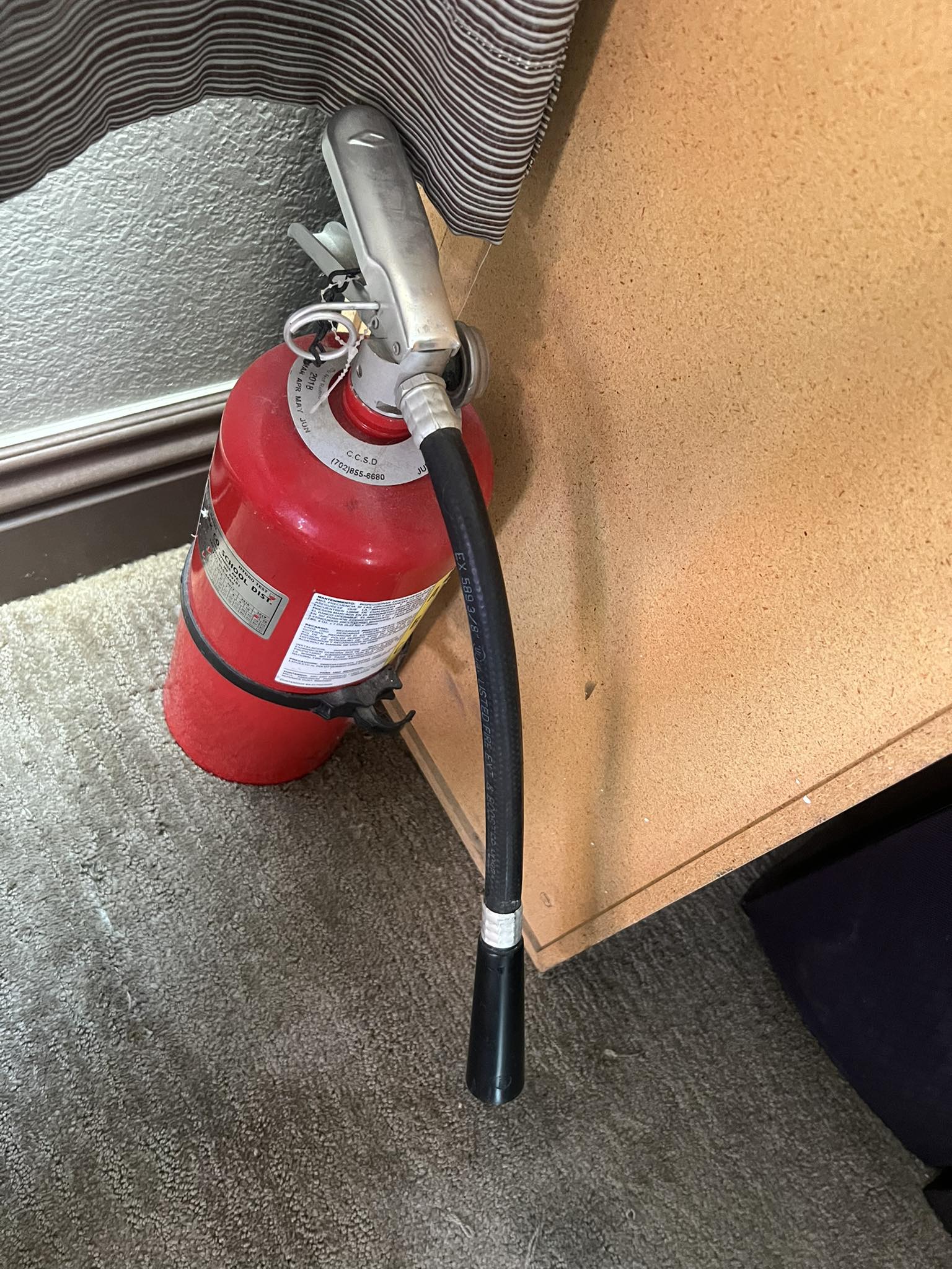 Where to mount a fire extinguisher in a 350z