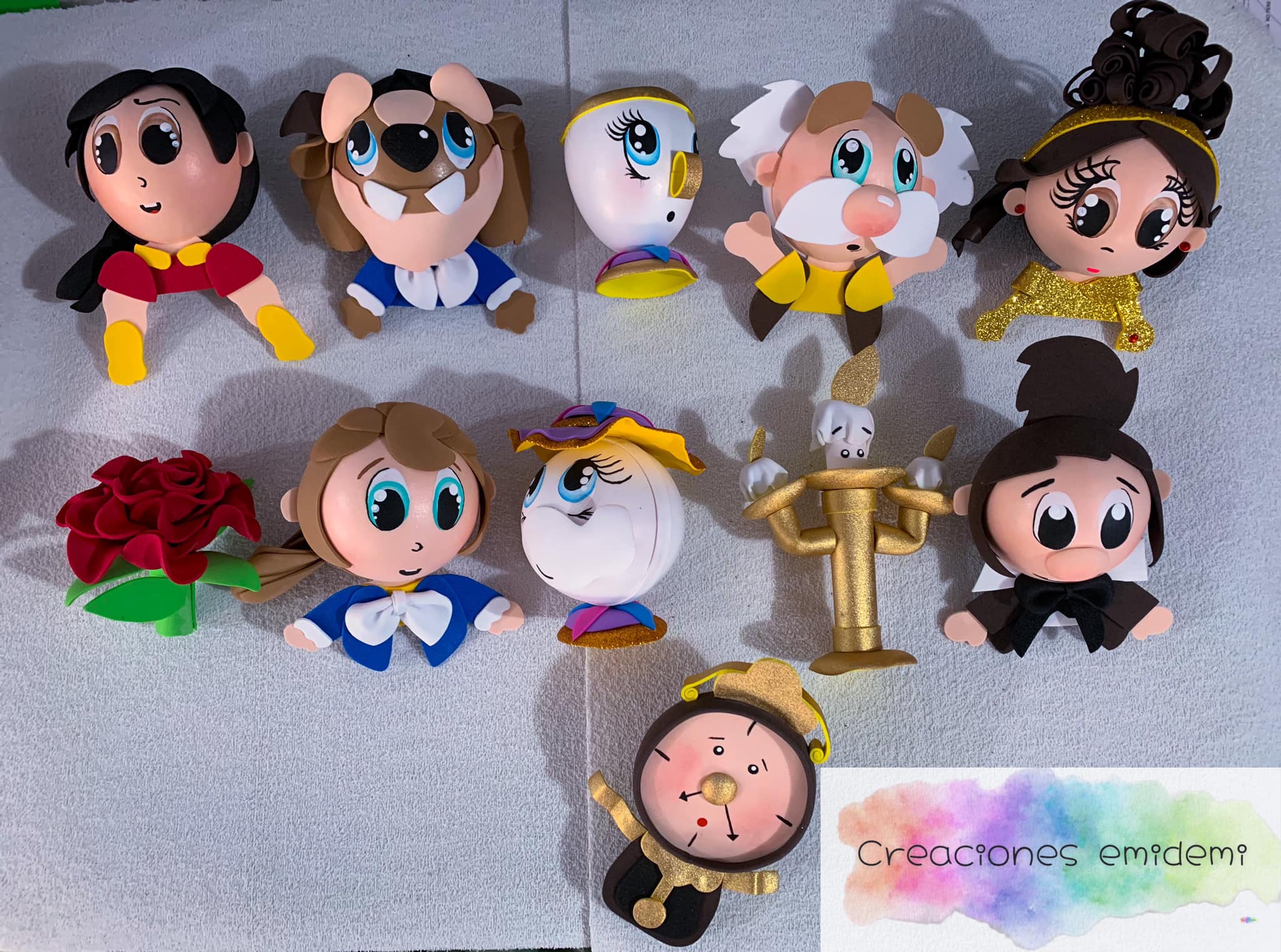 Hermosa colección de la bella y la... - Creaciones emidemi | Facebook