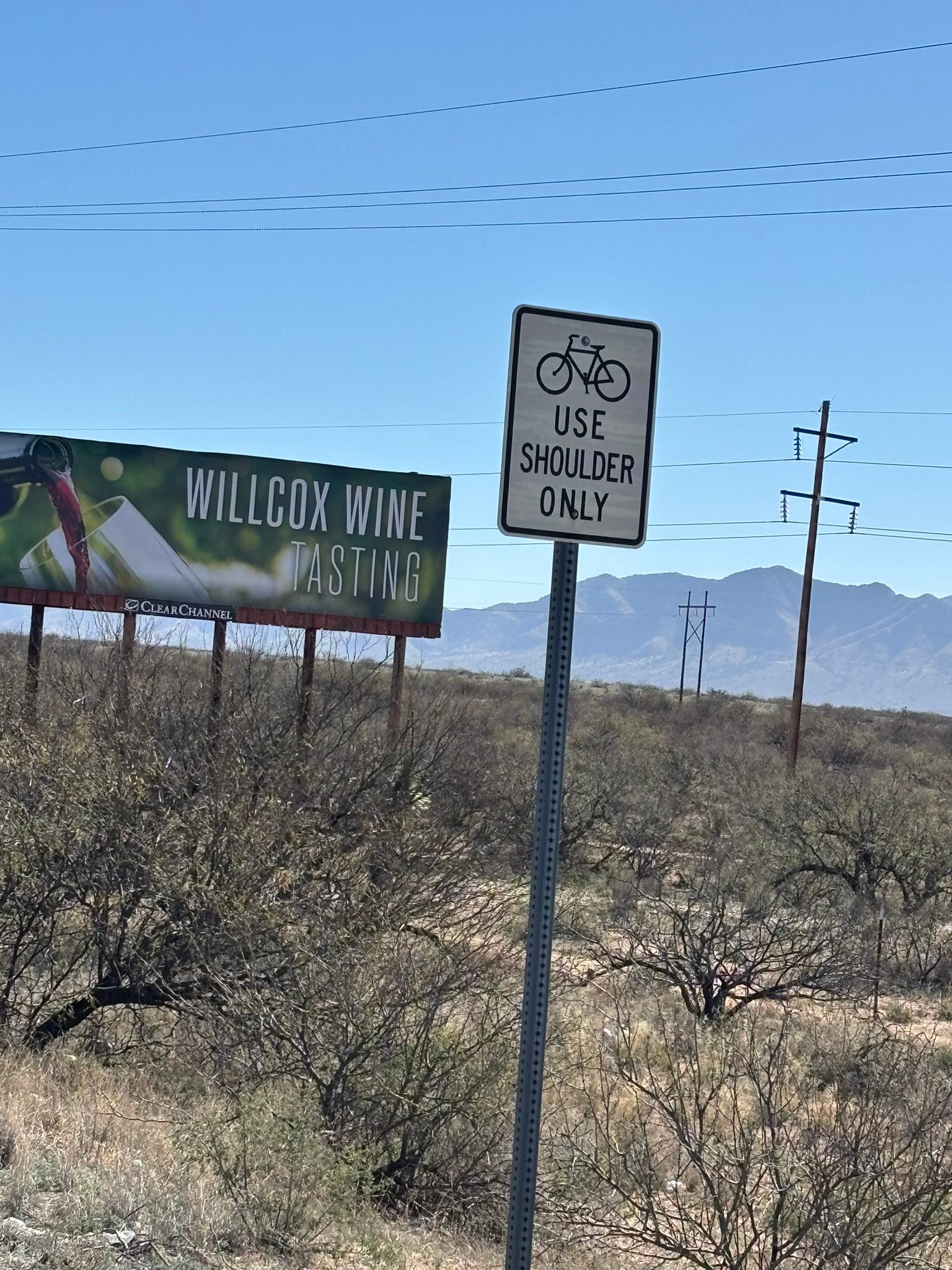 Cross country bike ride from Benson, AZ to San Simon