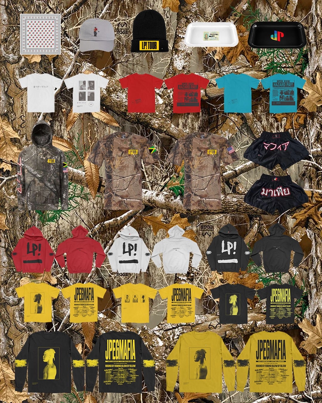 TOUR 2020 JPEGMAFIA EUROPE TYPE Tシャツ