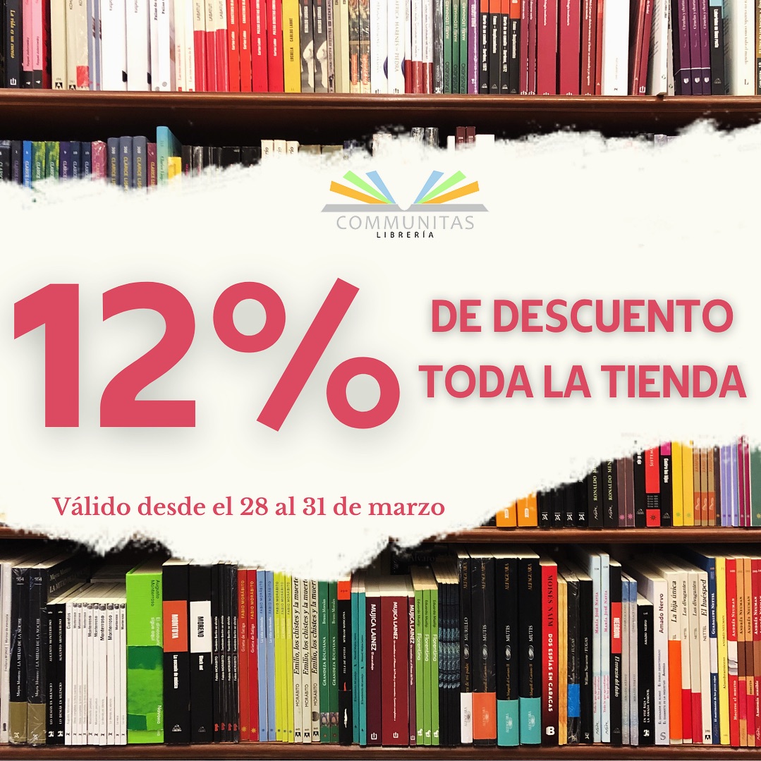 12% de descuento en toda la tienda.... - Librería Communitas | Facebook