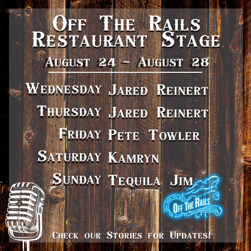 🎤 Restaurant Stage Schedule 🎤 We... - Off The Rails Worcester