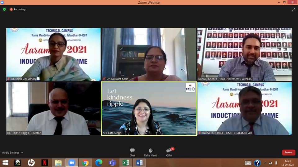 #Induction #Programme- #Aarambh 2021 Day 4 of Induction programme began ...