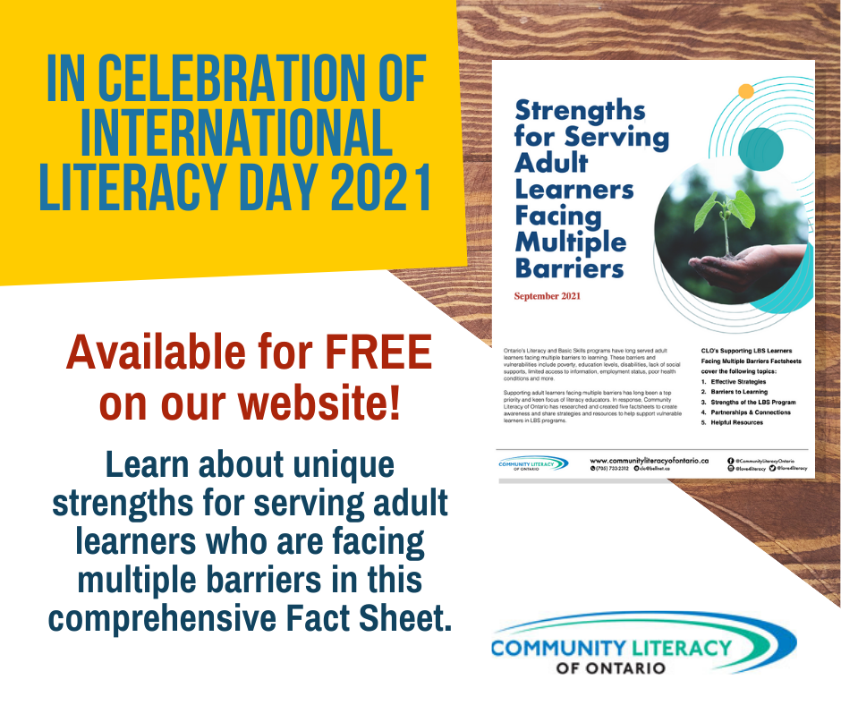 Community - It's International Literacy Day! 🎉 CLO is celebrating by ...