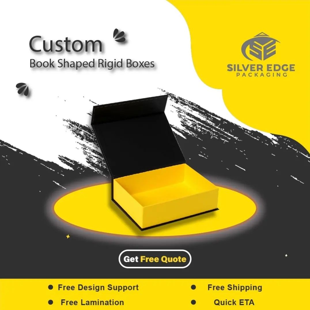 Get Your Custom Book Shaped Rigid... - Silver Edge Packaging | Facebook