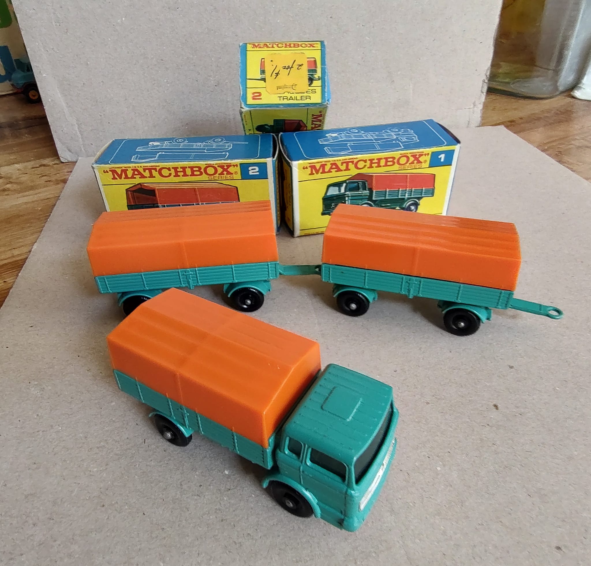 Matchbox Lesney 20a erf stake truck model history