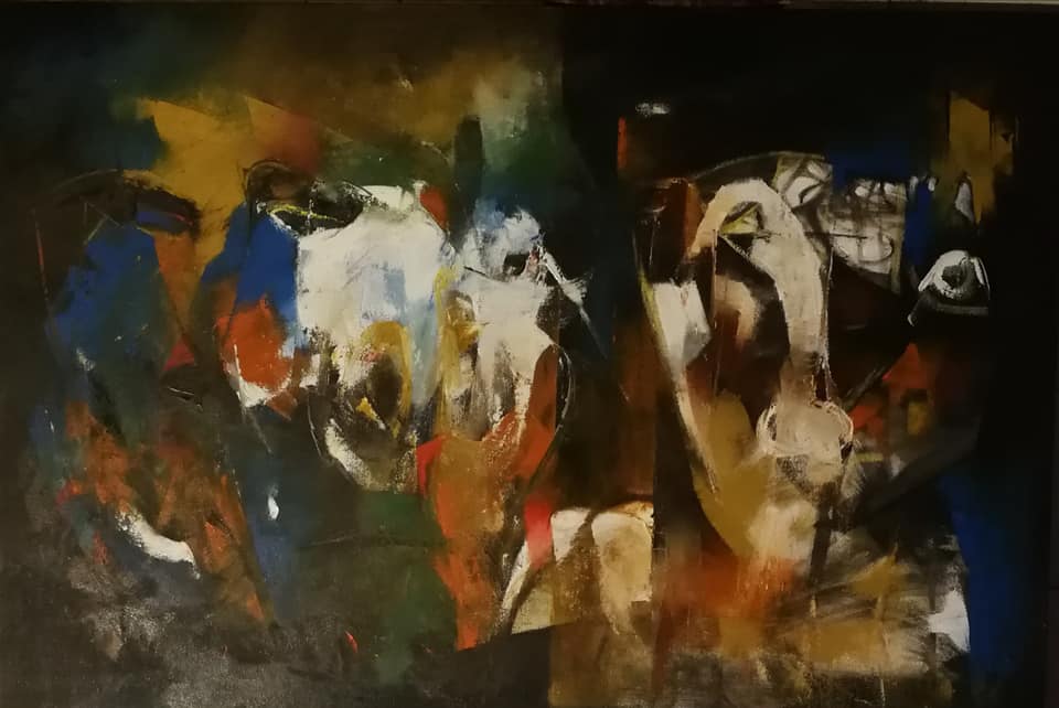 Riaz Rafi - New feelings series painting