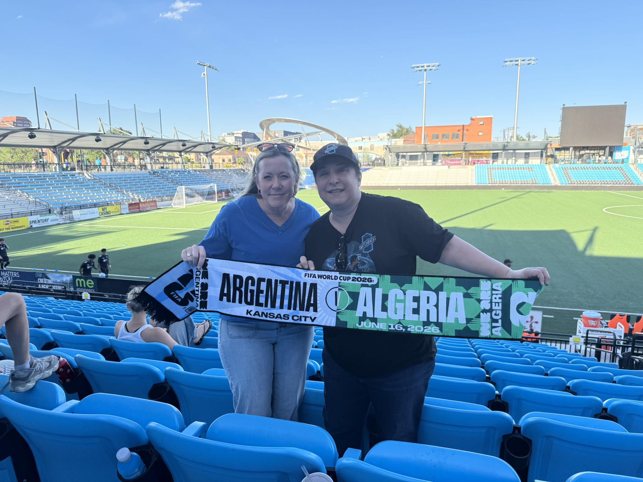 Argentina vs Algeria World Cup scarf gift