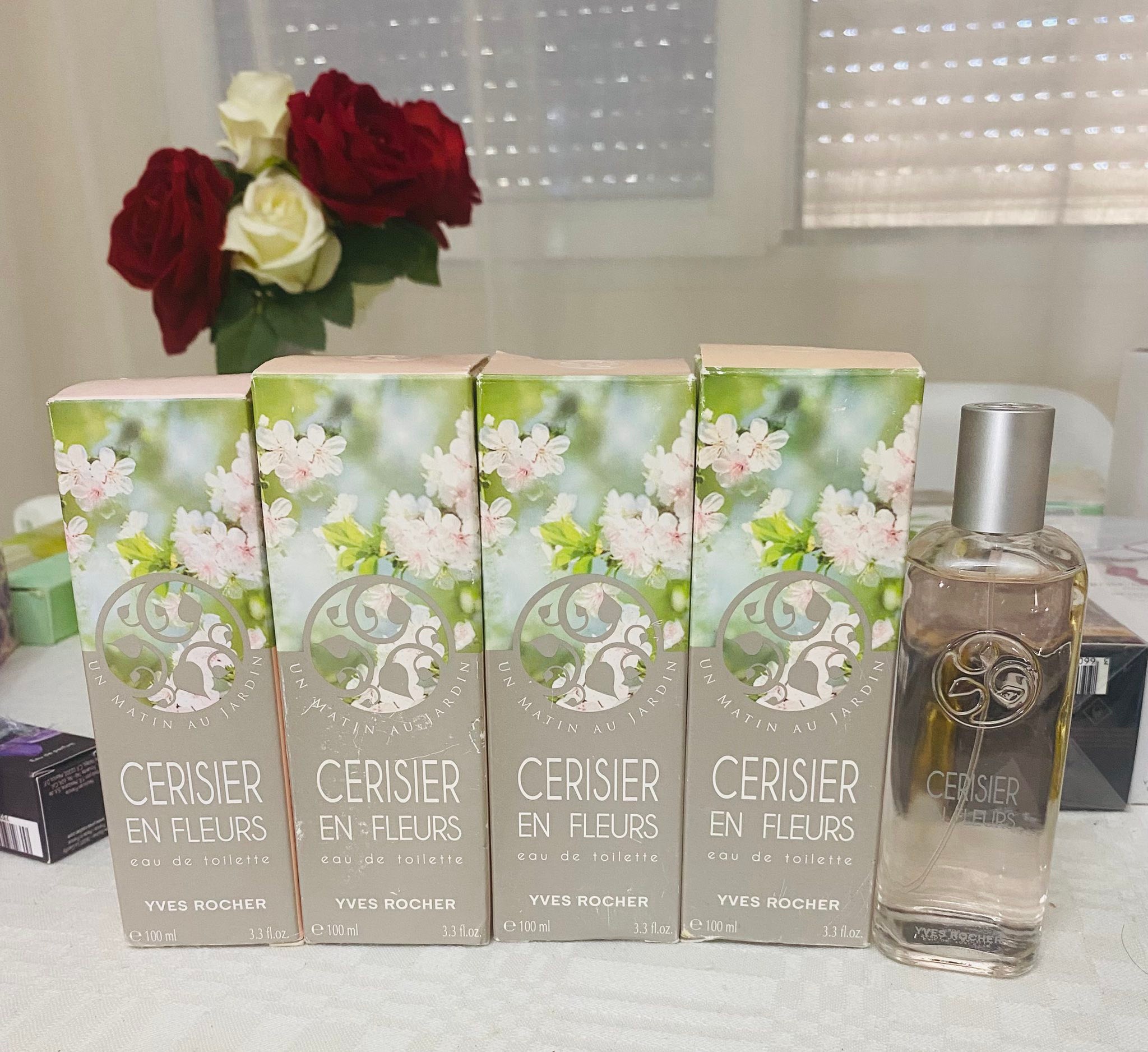 Eau De Toilette Yves Rocher 'Cerisier En Fleurs' - 100 Ml - Avec Boîte - Neuf
