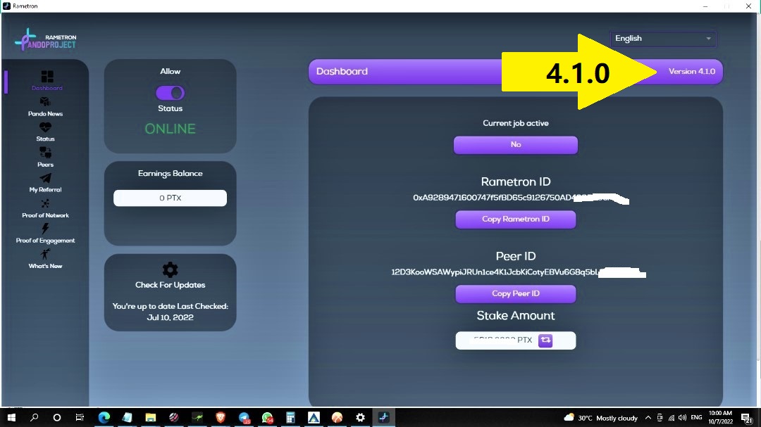 PandoSoft BSP - MAINNET 2021 ACTIVATION PERIOD GUIDE FOR PIONEERS TO ...