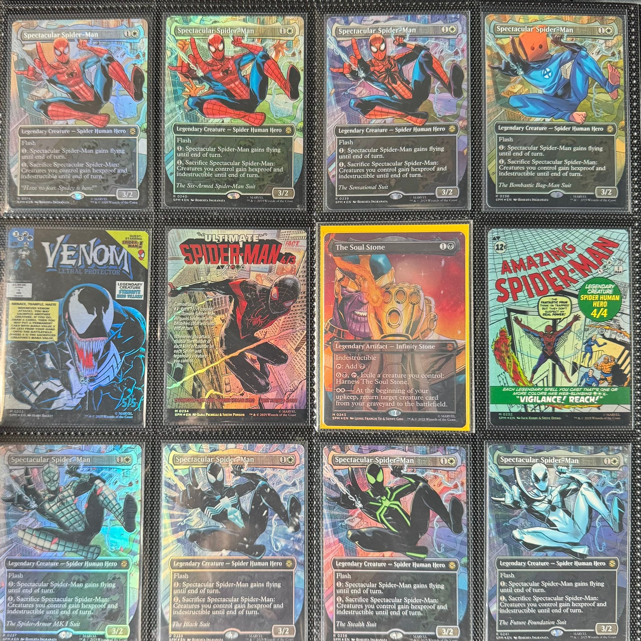 Spectacular Spider-Man foil set for sale