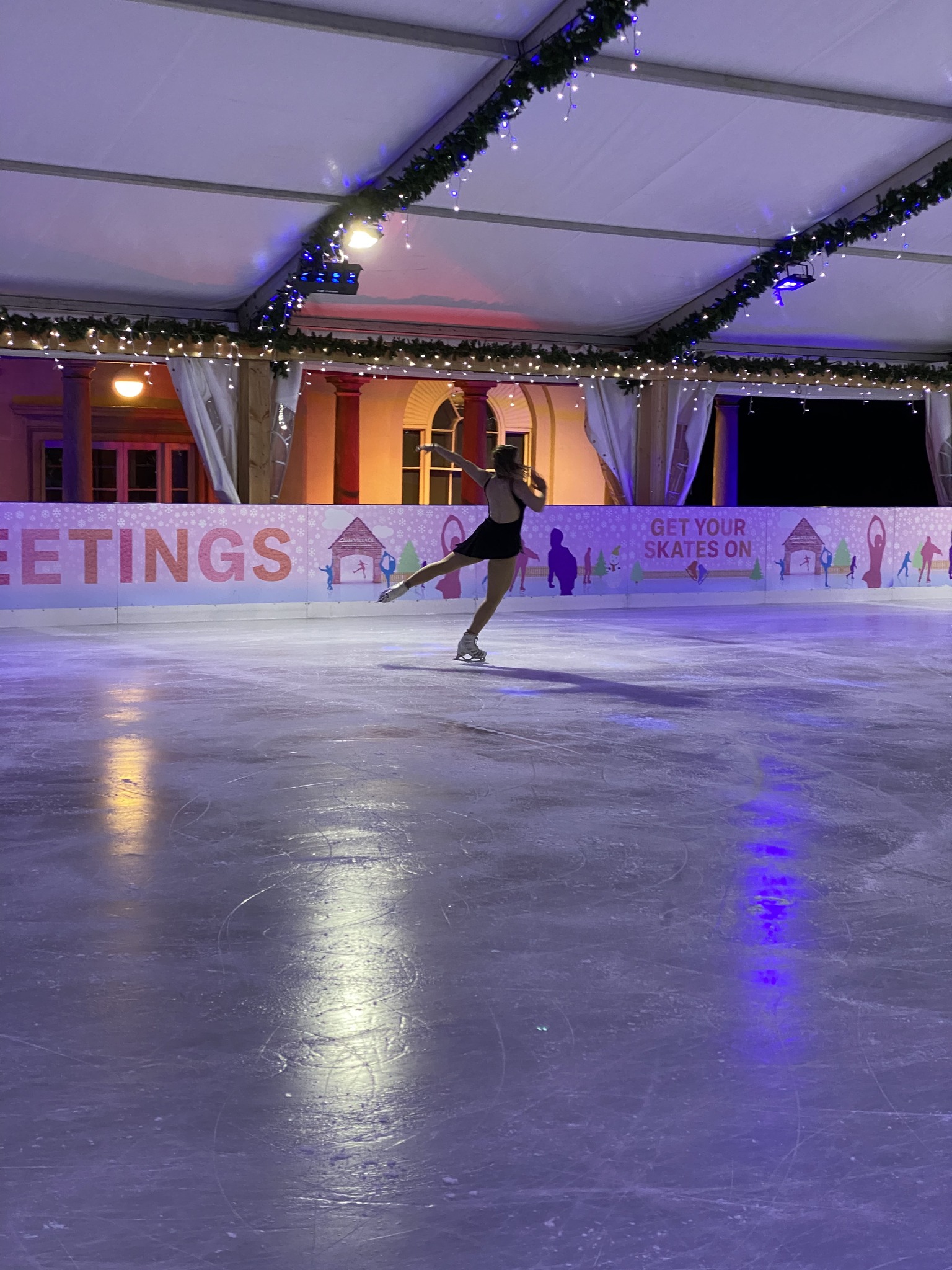 Icescape - The first ever ice rink at Clarks Village 😀🙌...