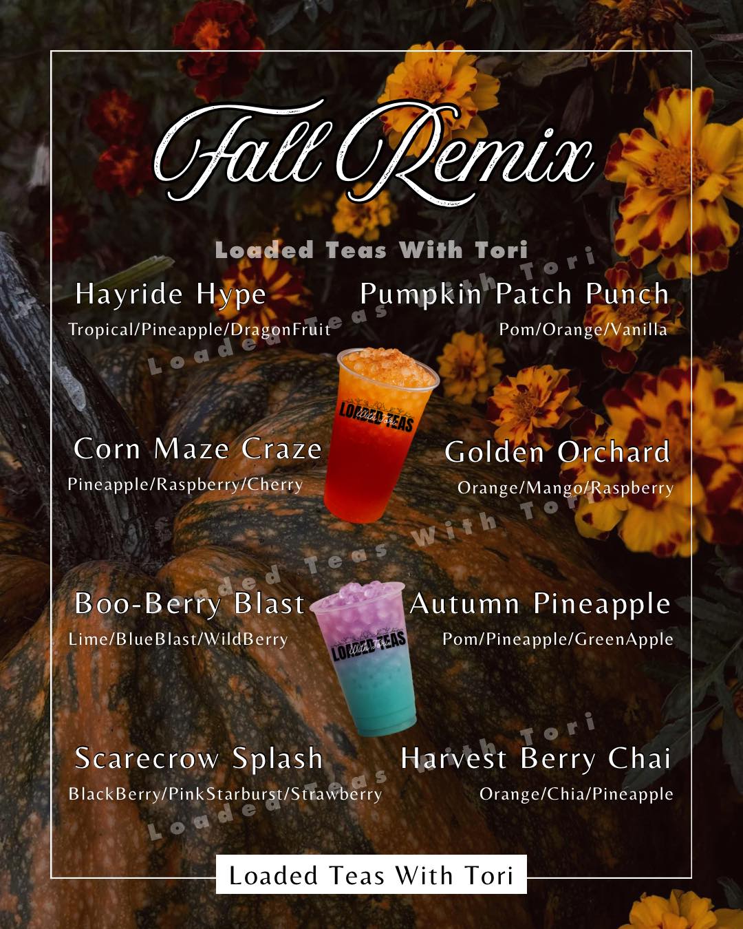 Loaded Teas With Tori | 🍂 New Fall Menu Alert | Facebook