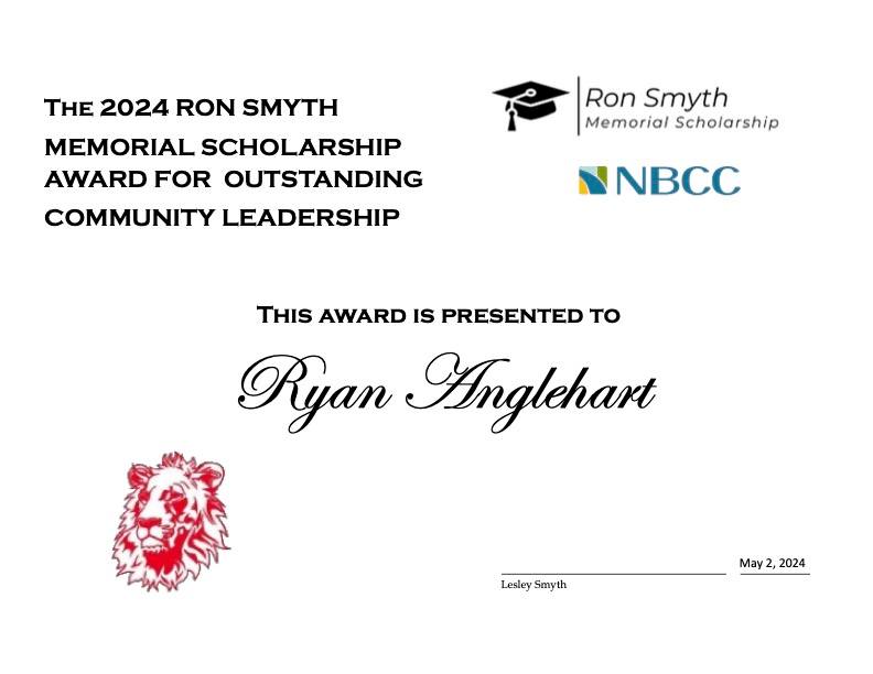Ron - Ryan Anglehart – Ryan is finishing off his high school years at ...