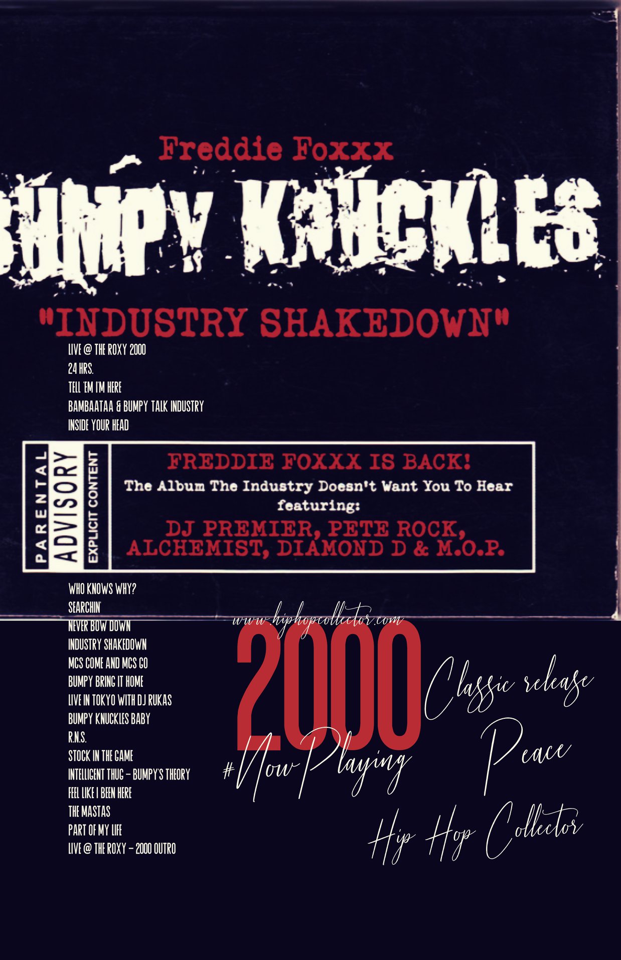 🚨#FreddieFoxxx's (AKA Bumpy Knuckles) first LP, 