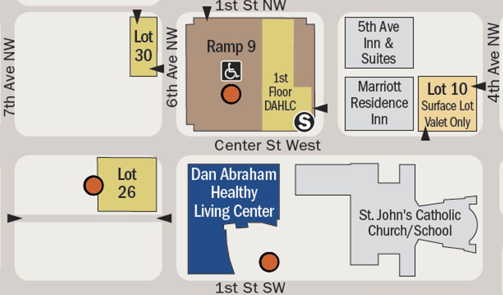 Employees at Mayo Clinic - ROCHESTER STAFF: The entrances to Ramp 9 ...