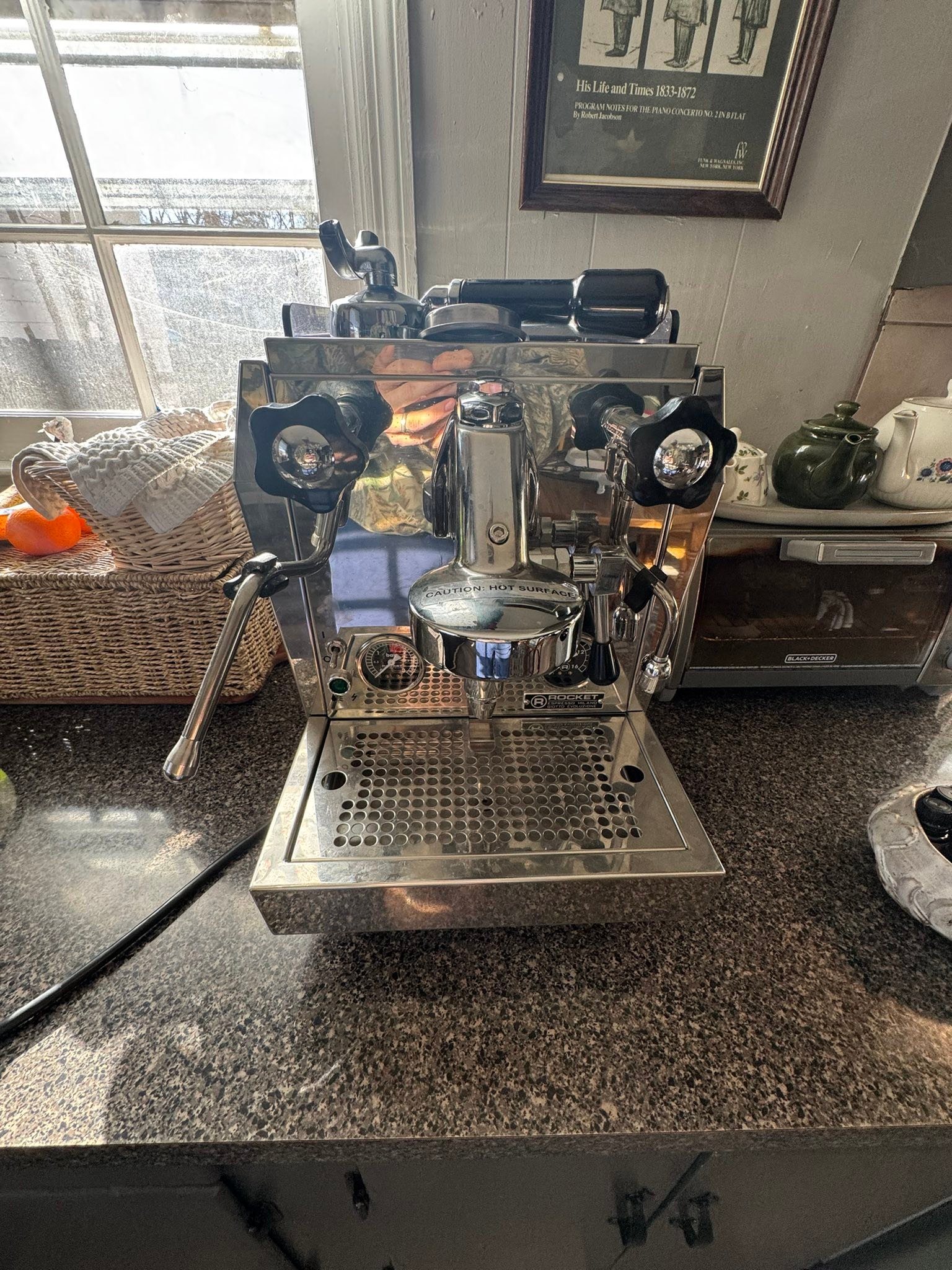 Rocket Espresso Milano Giotto Evoluzione. Given to me because it 