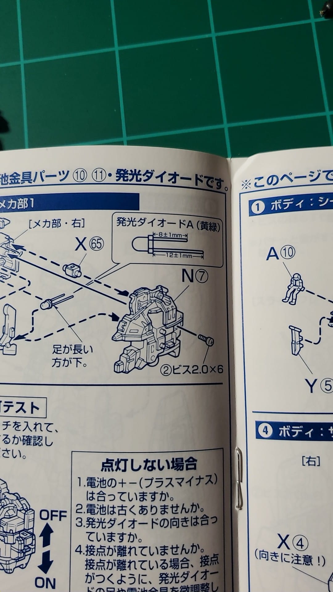 Can anyone help me figure out which lights are which on the PG Zeta??