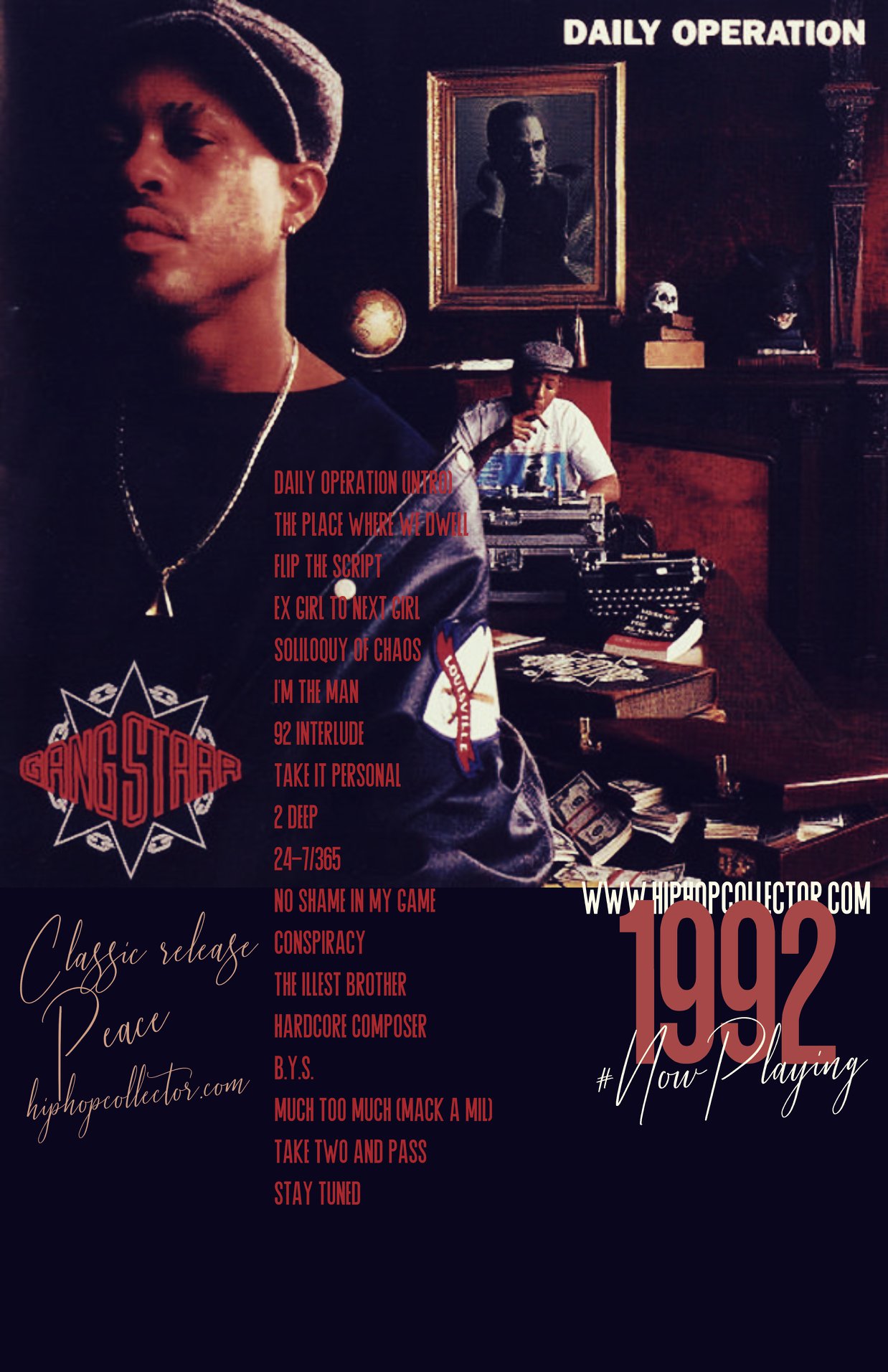 Daily Operation is the third studio album by Gang Starr. It was