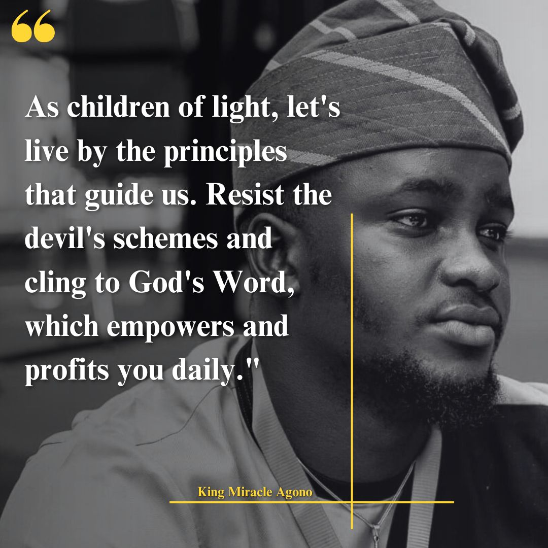 Let your light shine as a child of God