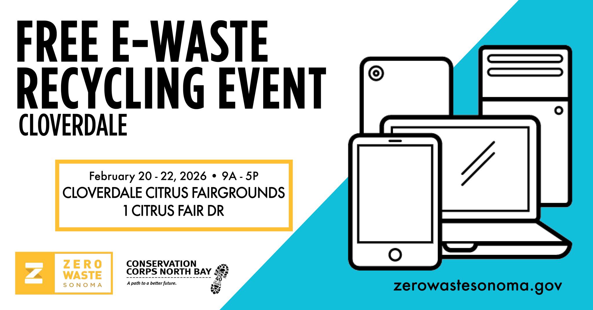 Free E-waste Recycling Event - Cloverdale