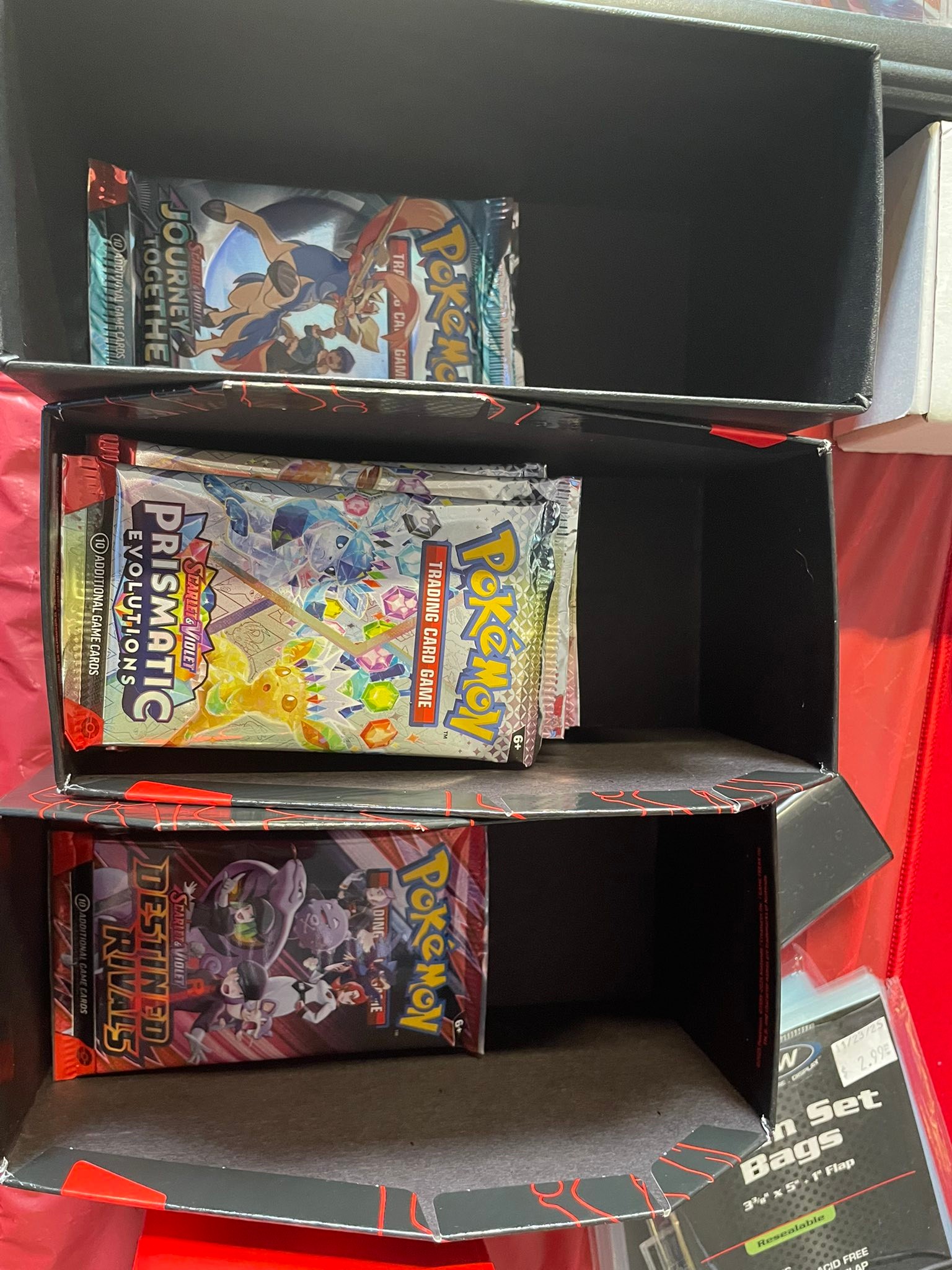 pokemon cards near me pick up today TCG: Mega Evolution 04 Chaos Rising Checklane Blister Pack (Available 5/22/26) IN Store Only. 2 Per Person The perfect collection for your Pokemon fan. REDEMPTION CARDS - Updated July