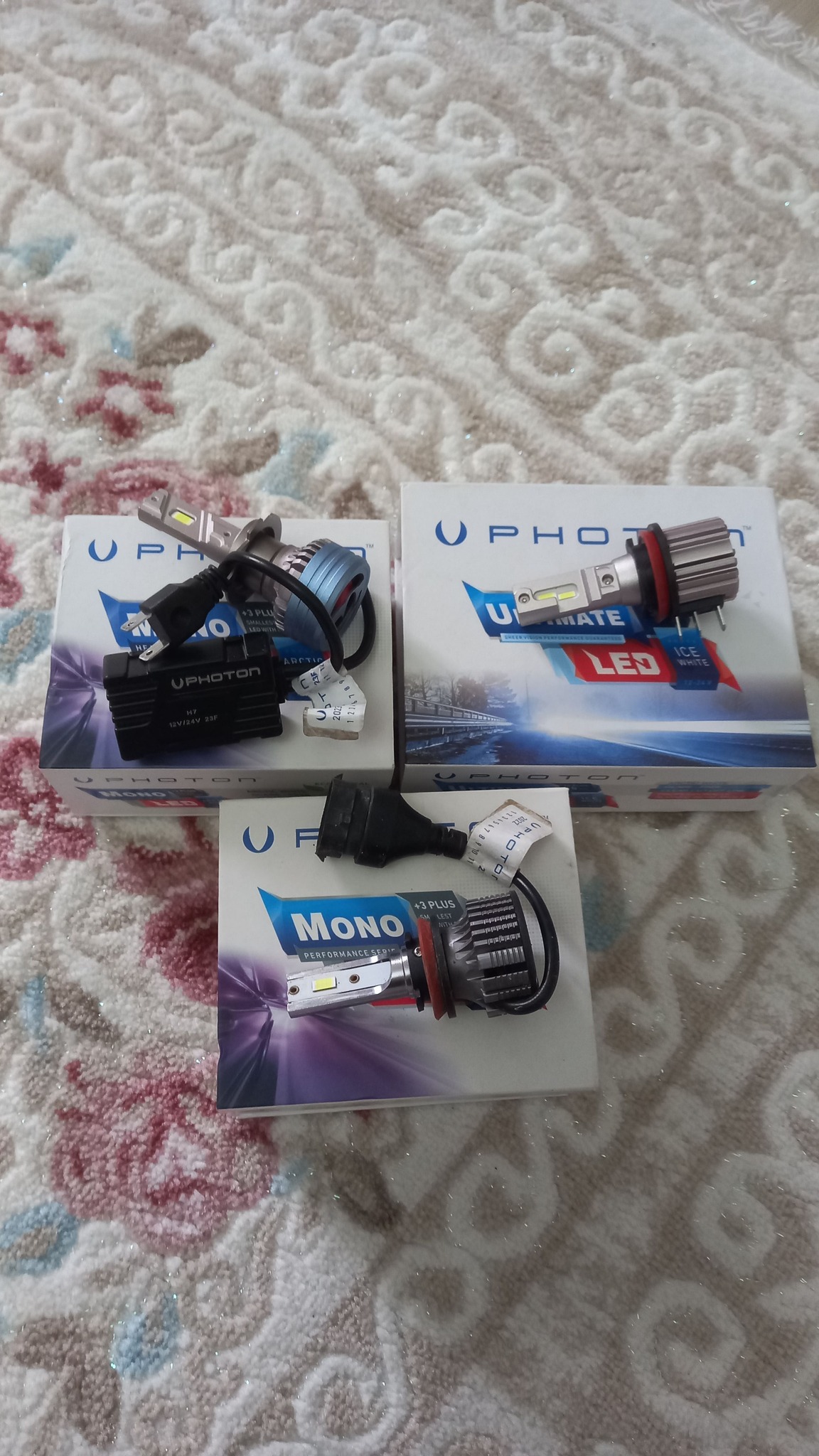 Uzun h15 kısa h7 sis h11led far takım hepsi sorunsuz arza ışığı
