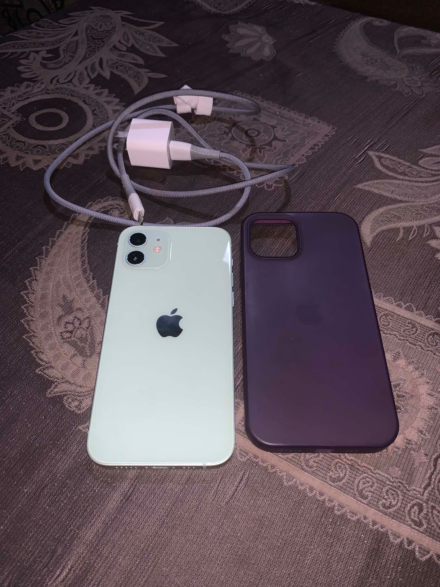iPhone 12 (Mint Green) ios ver : 26.5 Storage: 128gb Battery 