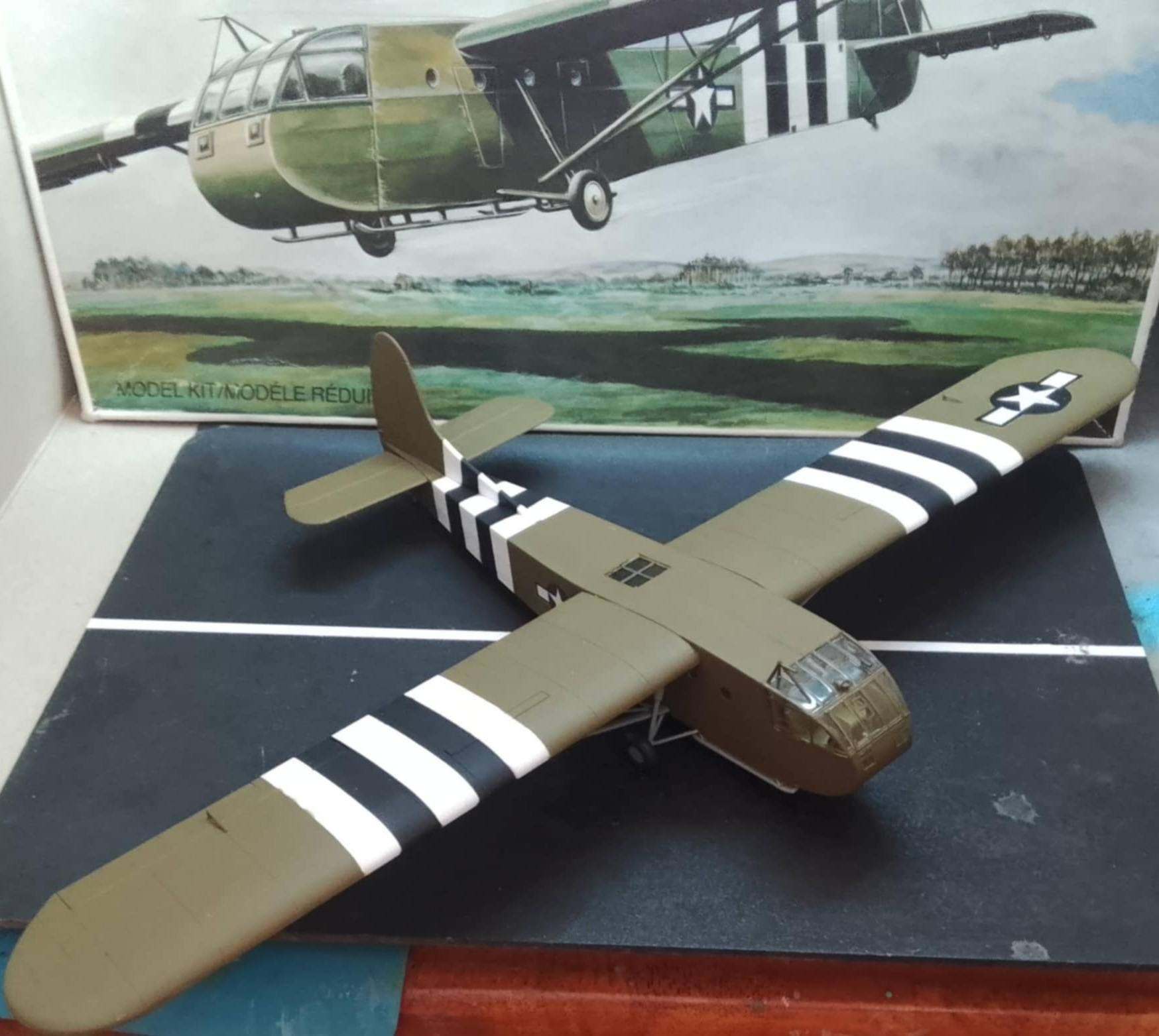 Italeri 1/72 WACO CG-4A Hadrian glider model review