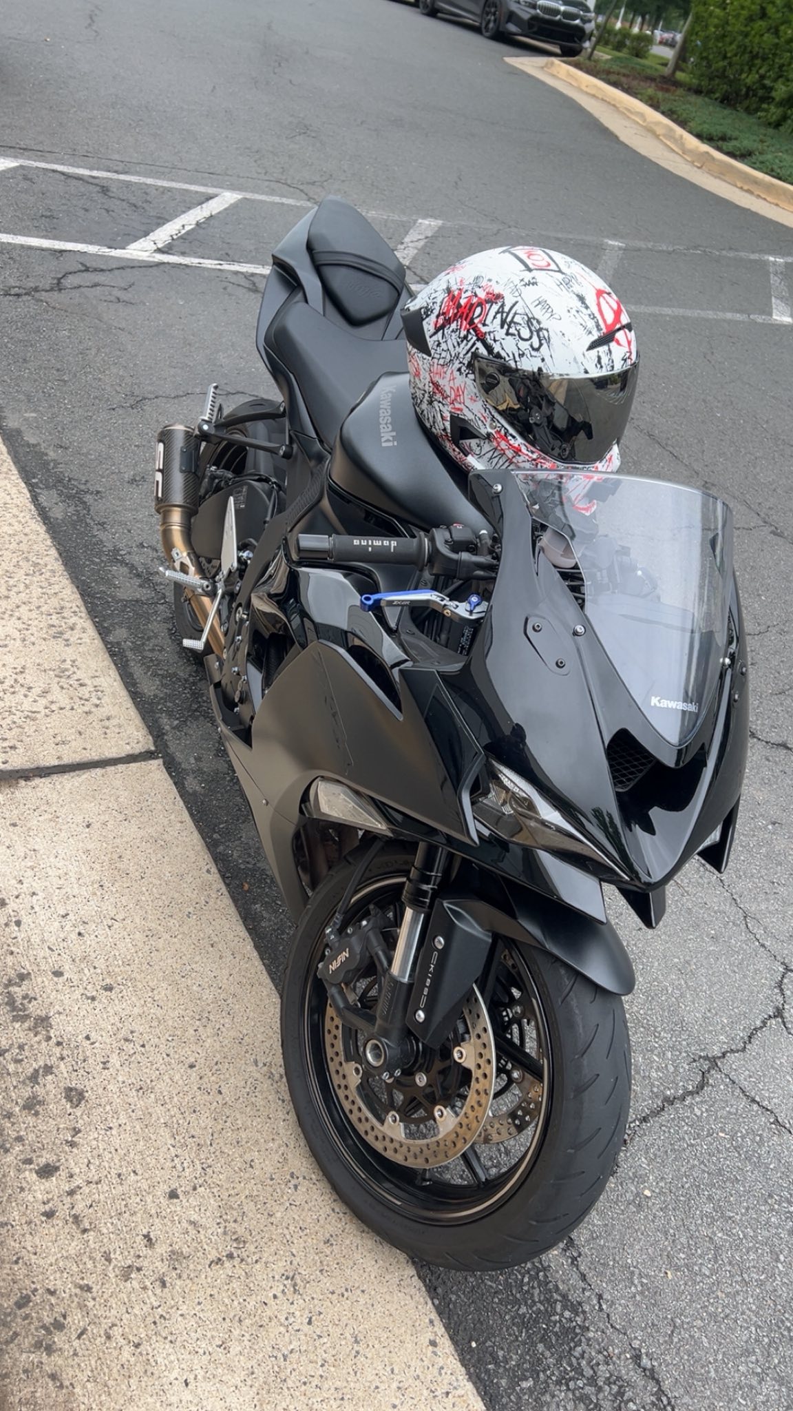 Stolen black Kawasaki ZX6R in Woodbridge area