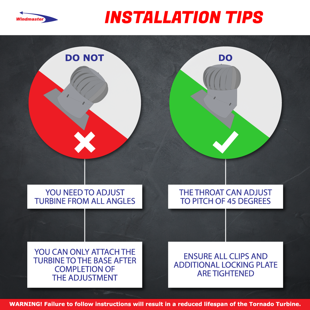 Windmaster International - INSTALLATION TIPS Follow these easy tips to ...