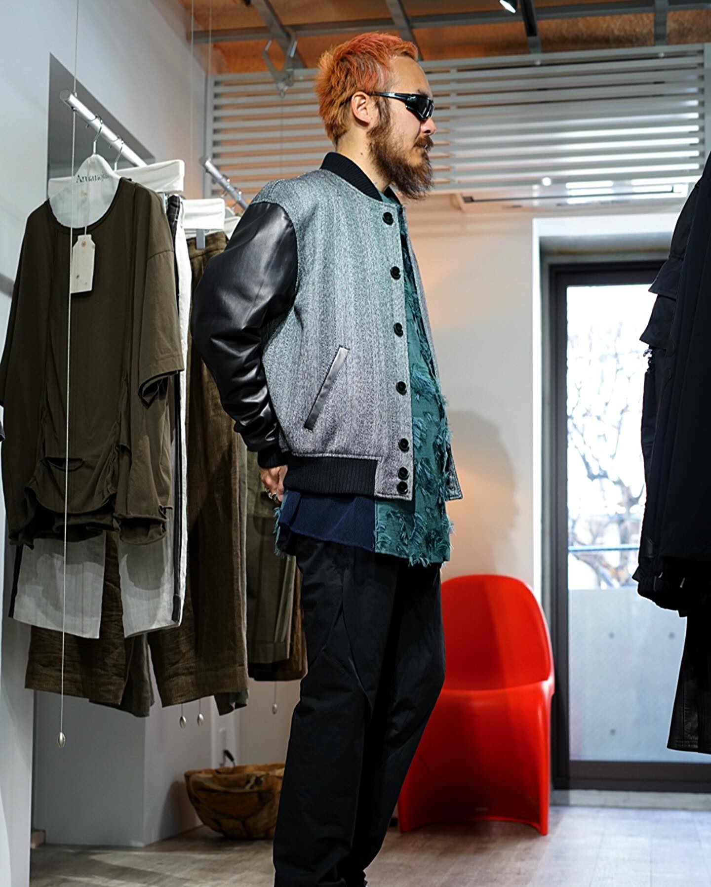 今日のスタイリング】 《スタジャンに袖を通す春》 . . OUTER: 【MARNI 