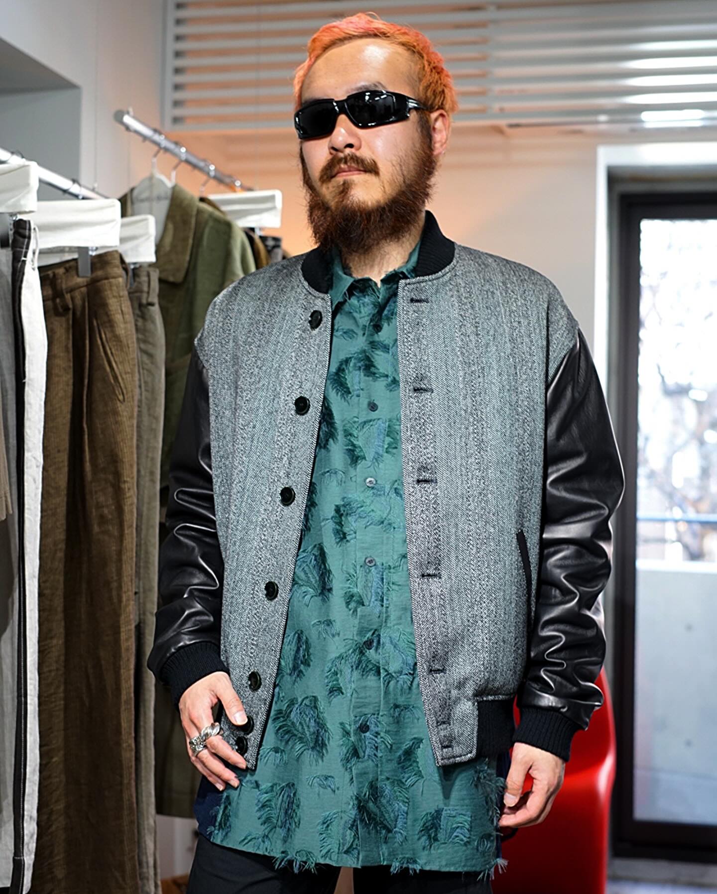 今日のスタイリング】 《スタジャンに袖を通す春》 . . OUTER: 【MARNI 