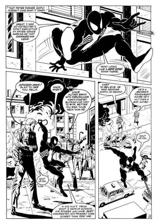 Spider-Man comic book covers by Mike Zeck and Todd McFarlane