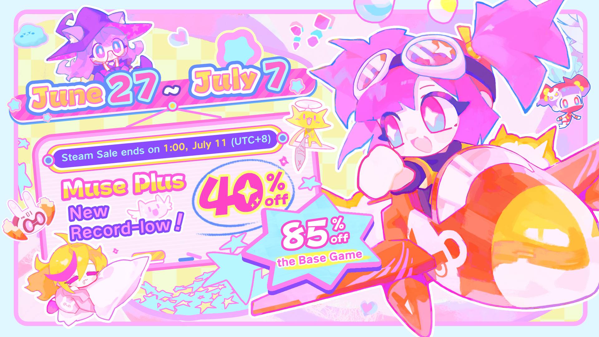 Muse Dash - #MuseDash 一年一次的周年特別折扣來咯！ 6 月 27 日 ~ 7 月 7 日本體...