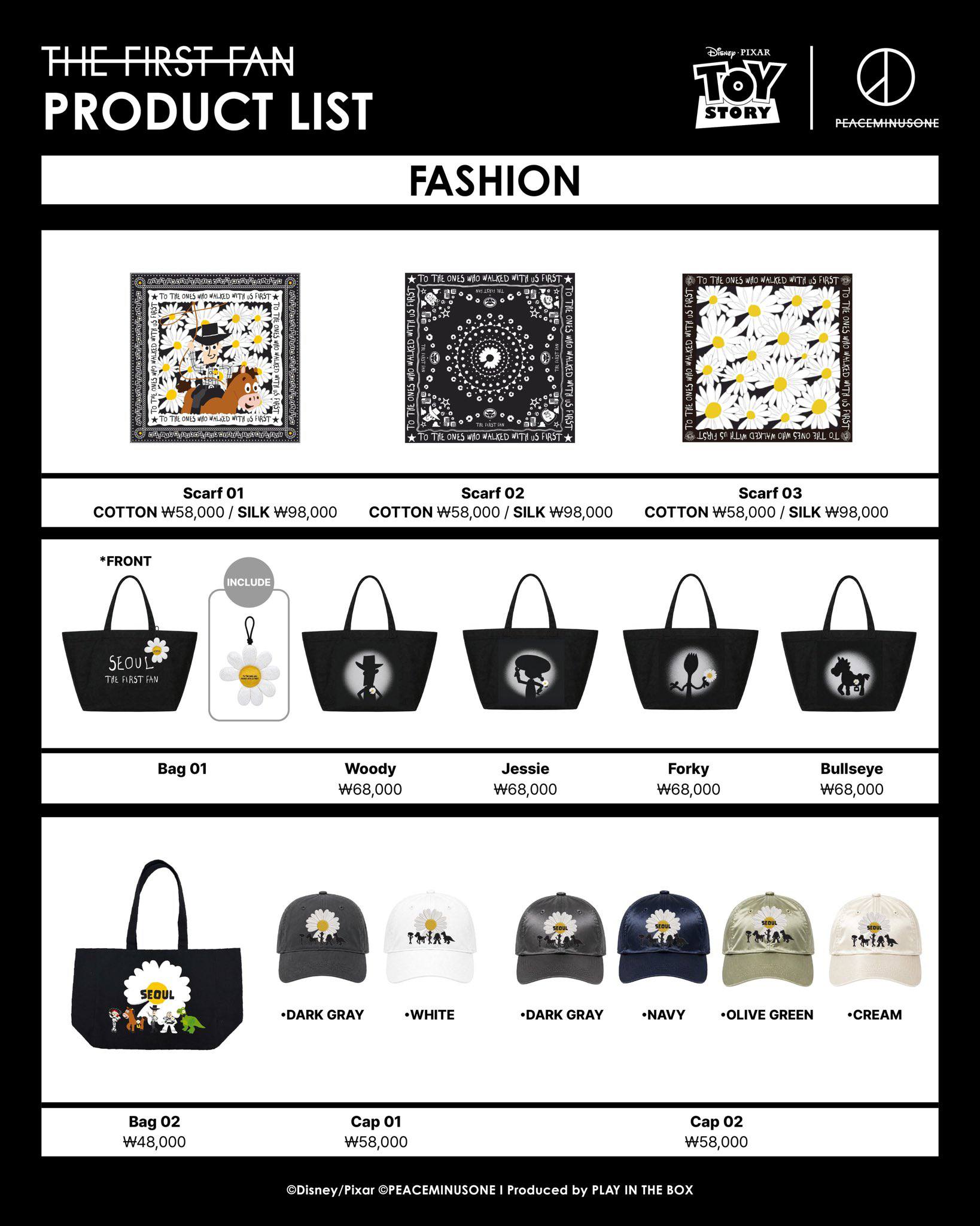 Product Lineup Revealed] The product lineup (61 items in total